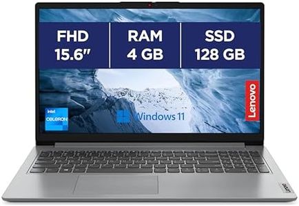 Lenovo IdeaPad 1 15IJL7 - Ordinateur Portable 15.6'' FHD (Intel Celeron N4500, RAM 4Go, eMMC 128Go, Intel UHD Graphics, Windows 11 Home S Mode, Microsoft 365 Personal) Clavier AZERTY Français - Gris