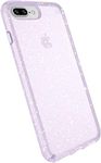 Speck Products Presidio Glitter Case for iPhone 8, iPhone 7, iPhone 6/6S - Bulk Packaging - Geide Purple Clear/Gold Glitter