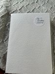 40 A5 Sheets of White Hammered Card 250gsm Excellent for Cards, Scrapbook,Wedding Stationery (White Hammered)