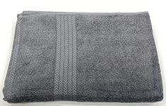 Bombay Dyeing Tulip Premium Cotton Bath Towel 450 GSM - Large Size (Grey)