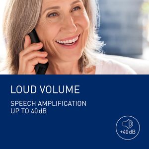 Panasonic Amplified Cordless Phone – Big Button, Loud Volume, Answer Machine