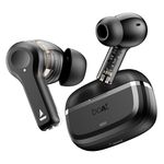 boAt Newly Launched Nirvana Space Truly Wireless in-Ear Earbuds w/ 360º Spatial Audio, ANC(~32dB), 100HRS Playback, 4 Mics with AI-ENx™, Hearables App, in-Ear Detection, DLC Drivers(Cosmic Black)