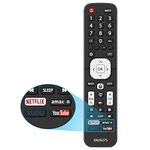 New EN2A27S EN2A27 Remote Control Replacement for Hisense Smart TV Remote and Sharp Smart TVRemote Hisense H8C H7 H6 H5 Series HDTV Television with Netflix Amazon VUDU YouTube Keys