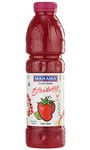 Manama Strawberry Crush Fruit Dessert Topping For Cakes, Ice Creams and Thick Shakes (750ML)