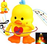 Aunis 2022 New Dancing Duck Toy - Dancing and Singing Musical Duck with Led Lights, Early Educational Toy Gift For Kids (1 pcs)