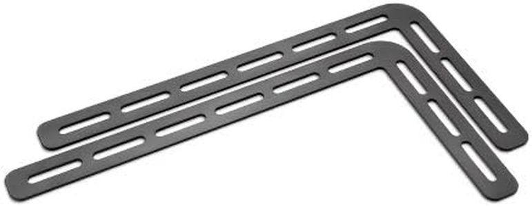Meliconi Soundbar 1000, Supporto Soundbar per TV, Utilizzabile anche con Staffa per TV Parete, Ruota Soundbar Assieme alla TV, Compatibile con Attacco VESA, Portata 20 Kg, Nero