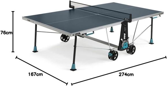 Cornilleau 300X Outdoor Table Tennis Table   – Weatherproof, Foldable