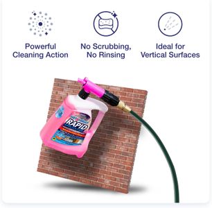 Wet & Forget Rapid Outdoor Cleaner 2L – Mould, Algae & Black Spot Remover, Bleach Free