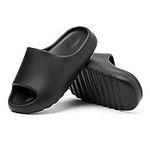 Jesindr Cloud Sliders for Women and Men, Super Comfy Soft Pillow Slides, Unisex Non-Slip Quick-Drying Shower Slippers, EVA Lightweight Thick-Soled Sports Relax Sandals Pool Sliders for Indoor Outdoor