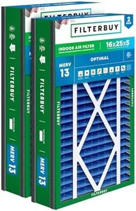 Furnace Filters/Air Filters - AFB Platinum MERV 13, Multicolored, ABR16x25x5M13pk2