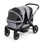 Graco Modes Adventure Stroller Wagon, Foldable 2 Seater Wagon for Kids, Teton