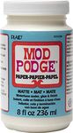 Mod Podge 8 oz Paper Matte Waterbase Sealer, Glue and Finish, Clear