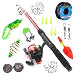 Fishing Rod with Reel Complete Set Fish Stick
