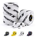 SPORTTAPE 3 Rolls Weightlifting Thumb Tape - White | CrossFit Tape with Sweatproof Adhesive | Easy Tear Grip Tape | Weightlifting Tape for Hook Grip, Olympic Lifting & Powerlifting - 3.8cm x 4.5m