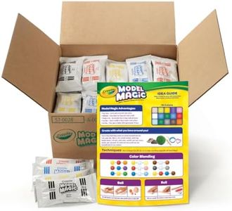 Crayola Model Magic, Modeling Clay Alternative, 15 Assorted Colors, 1 oz Packs, 30 Count