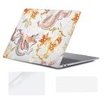 YOPAS Case for MacBook Air 13 inch Case 2021 2020 2019 2018 M1 A2337 A2179 A1932, Plastic MacBook Air 13.3" M1 Hard Shell Case with Keyboard Cover&Screen Protector, Dragon