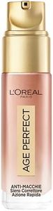 L'Oréal Paris Fluido Anti-Macchie, Per Pelli Mature, Effetto Illuminante, Arricchito con Estratto di Cellule Native di Peonia e Niacinamide, Age Perfect Golden Age, 30 ml