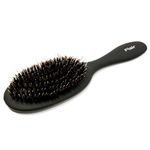 Flair Brush Medium Bristle/Nylon Boar Hair Brush with Soft Touch Handle