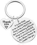 Best Gift Coworker Leaving Away Keychain Gifts for Colleague Friends Boss Goodbye Farewell Mentor Appreciation Key Chain Gifts Going Away Thank You Gifts Customized