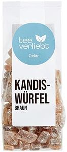 FRUTEG Cube Candy Brown grossier | 5x 250g brun kluntjes - dans le sac de feuille | CANDI CUBE AVEC DÉLICIOUS CARAMEL NOTE - Candi Brown Classic Brown Sugar | Kluntje Kandis Sugar Brown 5x 250 g