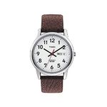 Timex Men's Easy Reader Brown Leather Watch - T20041