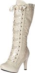 Ellie Shoes Women's 414-Mary Boot, White, 8