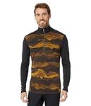 Smartwool Merino 250 Baselayer 1/4 Zip - Men's, Charcoal Mtn Scape, Medium