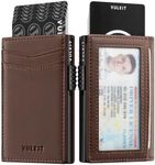 VULKIT Men's Wallet with ID Window 