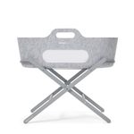 Snuz SnuzBaskit, Light Grey & Dove, Moses Basket & Stand