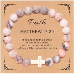 TOLOWOBK Beaded Bracelets Christian Gifts for Women Faith Girls Cross Bracelet Inspirational Religious Gifts Birthday Gifts Christmas Gifts Stocking Stuffers for Women Teen Girl Gifts Trendy Stuff