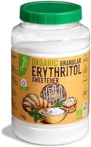 Eritritolo Dolcificante Biologico Ecologico | 10g = 7g zucchero | Sostituto dello zucchero 100% Naturale - Keto e Paleo - 0 Indice Glicemico - 0 Calorie - 0 Carboidrati - Castello since 1907-1 kg
