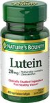 Nature's Bounty Lutein 20 mg, 33% Bonus Size Bottle, 80 Softgels (2 X 40 Count Bottles)