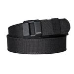 Tactical Gun Belt 1.5" EDC Stiff Heavy Duty Belts 38mm Nylon Utility Harness Ratchet Belt Reinforced for Concealed Carry(Black,Large)