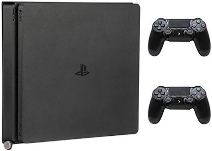 HumanCentric PS4 Mount for PS4 Slim + 2 Controller Mounts Bundle, Mount on The Wall or The Back of The TV, PS4 Slim Only