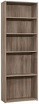 Monarch Specialties I 7468 Bookshelf, Bookcase, 6 Tier, 72" H, Office, Bedroom, Laminate, Brown, Transitional