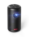 Nebula Capsule II Smart Mini Projector, by Anker, Palm-Sized 200 ANSI Lumen 720p HD Portable Projector Pocket Cinema with Wi-Fi, DLP, 8W Speaker, 100 Inch Picture, 3, 600+ Apps, Movie Projector