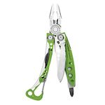 LEATHERMAN, Skeletool Lightweight Multitool with Combo Knife and Bottle Opener, Moss Green