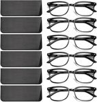 NOVIVON 6 Pack Reading Glasses for Women, Reading glasses men, Blue Light Blocking Readers, Computer eye glasses, Cheaters