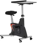 FLEXISPOT 3-IN-1 Exercise Bike for Home, Under Desk Bike with Pedal Exerciser Desktop, Movable Stationary Bike, Indoor Cycling Bike Bicycle with Adjustable Resistance (V9 PRO Black)