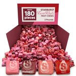 Strburst Favereds Fruit Chews 2 Pounds of Approx 180 Individually Wrapped Chewy Candy Pieces - Bulk Candy Fruit Snacks Strawberry, Cherry, Fruit Punch & Watermelon Flavors, Sweet Candy Snacks For Kids & Adults, Perfect for Candy Buffet and Holiday Treats