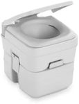 Dometic 301096202 2.5 Gallon Portable Toilet, Parchment