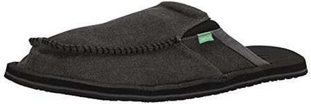 Sanuk Women's You Got My Back Iii Slipper, Dark Charcoal, 17