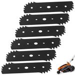 Fennoral 6pcs WA0034 7-1/2" Electric Edger Blades Compatible with Worx WG896 WG895 for Craftsman Edger/Trencher 7.5" Blade Replacement 50018386 71-86880 WA0034