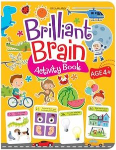 Brilliant Brain Activity Book for Kids Age 4 - 5 years with Matching, Colouring, Counting and many more Educational Activities