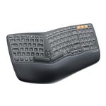 ProtoArc Backlit Ergonomic Wireless Keyboard, EK01 Bluetooth Ergo Split Keyboard, Wrist Rest, Natural Typing, Multi-Device, Rechargeable, Windows/Mac/Android