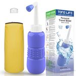 TONELIFE Travel Bidet-450 ml 15oz Portable Bidets Sprayer-Upside Down Squeeze Flusher Bottle-Momwasher Postpartum Clean-Personal Hygiene Care Portable Bidet for Travling,Kids,Puerpera,Eldery,Outdoor