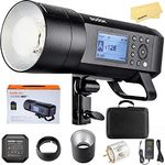 Godox AD400 Pro Godox AD400Pro All-in-One Outdoor Flash Has 400ws Strong Power,0.01~1s Recycle Time,12 Continuous Flashes in 1/16 Power Output,30W LED Modeling Lamp,380 Full Power Pops