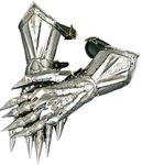 Queen Armour Medieval Gauntlet Gloves Pair Knight Crusader Armor Steel Gauntlet Gloves LARP Wearable Fully Functional For Halowen, Silver