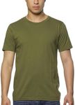 Go2 Men's Hemp T-Shirt, Made in USA, Army, XX-Large