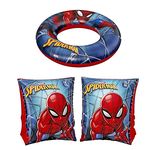 ICE TOYS Set Armrests and Donut Children Sea Summer Pool (Spiderman)